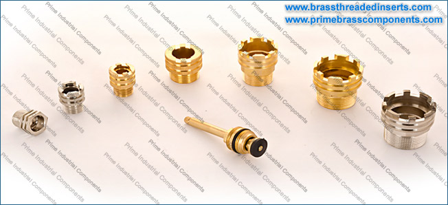 Brass inserts for PPR fittings